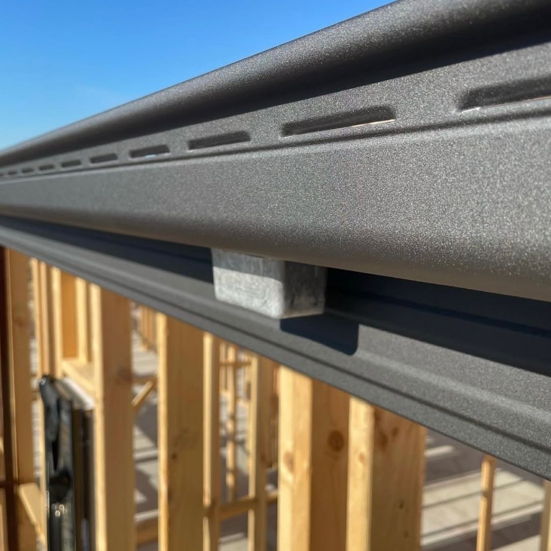New fascia and gutter installation on a Melbourne residential build.